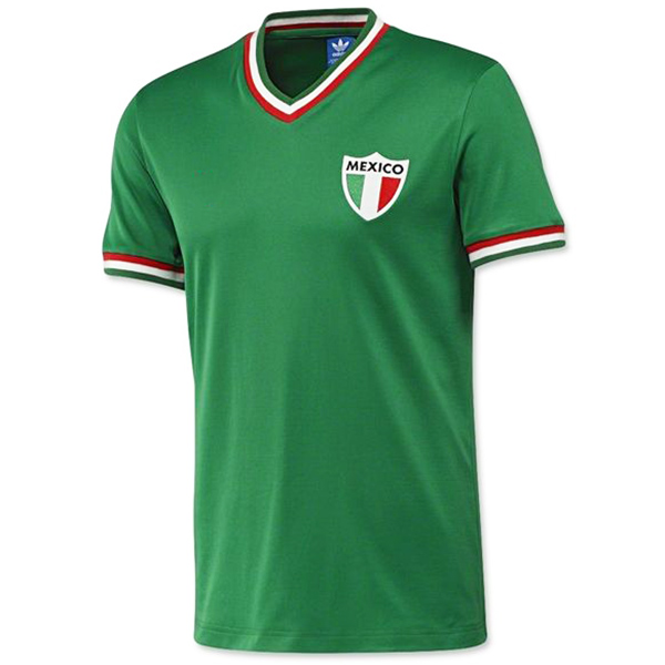 Mexico home retro jersey soccer uniform men's first football top shirt 1970